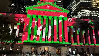 Magical Christmas Lights at Brisbane City Hall ✨ | King George Square Light Show 2025