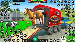 US Animal transport Games | Animal Transport Truck Sim 3D 2024 ! Mobile gameplay