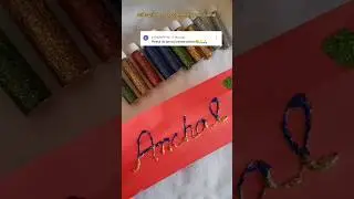 Glitter name idea 💡| comment your name| #ytshorts #art #glitter #shortfeed #shorts #short #share #yt