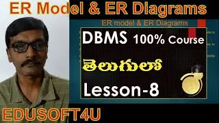 ER Model and ER Diagrams in DBMS-DBMS full course in Telugu-Lesson-8