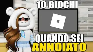 SE TI STAI ANNOIANDO PROVA QUESTI 10 GIOCHI SODDISFACENTI DI ROBLOX!