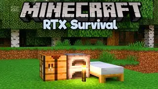 Surviving Your First Night... in Minecraft RTX! ▫ Minecraft RTX Survival Let's Play [Part 1]