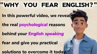 Why You're Afraid of Speaking English | Fix It Now |✅ improve your English