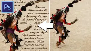Tutorial Photoshop 2020 - Agregar Texto Alrededor de Imagen PASO A PASO