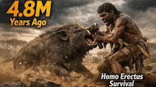 4.8 Million Years Ago in Africa | A Homo Erectus Survival Story