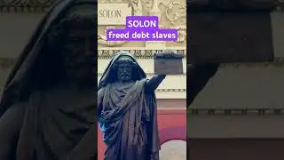 He freed debt-slaves #history #ancient #athens #solon