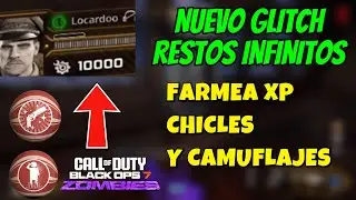BO7 ZOMBIES NUEVO GLITCH RESTOS INFINITOS! XP Y CHICLES MUY FACIL!