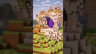 Nether Aesthetic Portal Minecrafta Tutorial | ❤️💋