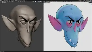 Fun Stylized Head Sculpt Practice