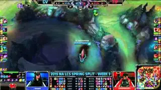 GV vs TIP   NA LCS 2015 W3D1   Team Gravity vs Team Impulse VOD