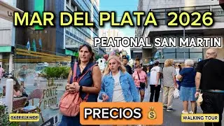 🚶PASEO PEATONAL SAN MARTIN 💰PRECIOS TEMPORADA 2026 en Mar del Plata 🛍️