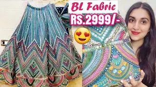 Designer Partywear Lehenga Online * UNDER rs2999* || BL Fashion lehenga review || Affordable lehenga