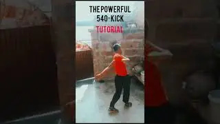 the powerful 540&deg; kick @multiout @Trevor Hannant @letsdotaekwondo Tae #fa9la #martialarts #viral