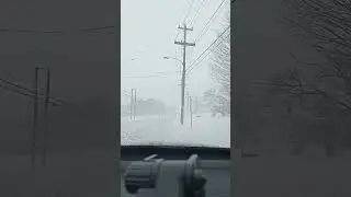 Bão tuyết ở New Glasgow, Nova Scotia, Canada.❄️🇨🇦❄️🇨🇦❄️🇨🇦