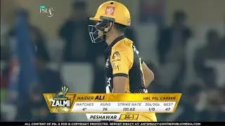 Haidar Ali Best Batting vs Lahore Qalandar||Psl 5 peshawer vs Lahore