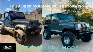 Restoration Slideshow of a 1989 Jeep Wrangler!
