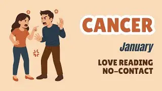 Cancer (Kark) No Contact Love Reading | Kya woh contact karenge ? | January 2026