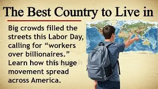 Best Country to Live In? || 🌍🏡 Learn English Through Story Level 2 || Graded Reader 🎧