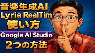 【ライブ配信】音楽生成AI｢Lyria RealTime｣使い方Google AI Studio２つの方法の続きはYouTubeメンバーシップで！イーンスパイア株式会社
