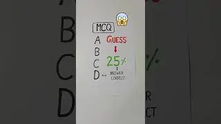 Secret Tips to Guess Answer of MCQs🔥Score Highest Marks😎#study #studytips #exams