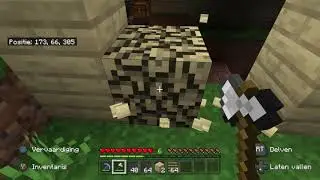 tijdelijke opslaghuis bouwen minecraft survival #17