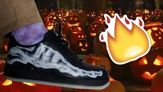 *ПОСМОТРИТЕ, ПРЕЖДЕ ЧЕМ ПОКУПАТЬ* ОБЗОР/НА НОГУ Кроссовки Nike Air Force 1 Low Black Skeleton