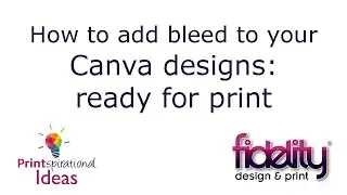 Add print bleed in Canva for print ready files