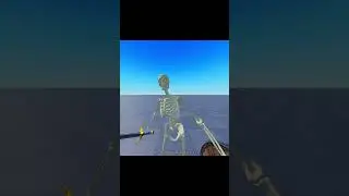 Skeleton banging shield meme roblox animation #roblox #shorts