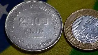 2000 R&eacute;is 1908 em Prata AG 900, XX Grammas: Mauro C. de Jesus.