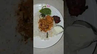 Khushka 🍚|Butter Chicken🍖|Chicken 65🍗|Green Chutney|Curd|Friday Spl Lunch|Tasty 😋 #shorts #cooking