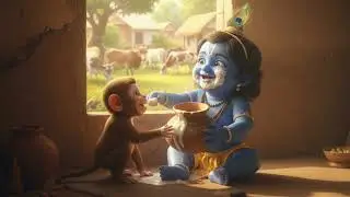 கிருஷ்ணரும் வெண்ணெய் குடுவையும் | Baby Krishna Moral Story in Tamil | Krishna Short Animation Story 