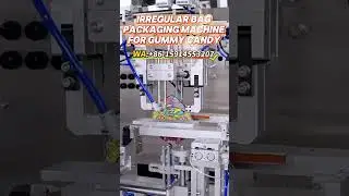 Irregular bag packing machine for gummy candy#pouchpackagingmachines