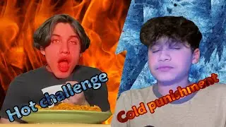 hot spicy noodles challenge 🌶 cold punishment 🥶