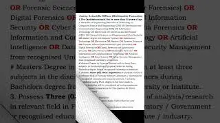 National Forensic Sciences University #sciencejobs #nfsu #fsl #gujaratjobvacancy #jobs2025