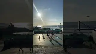 Main basket di pinggir pantai kuta , Discovery Mall Bali