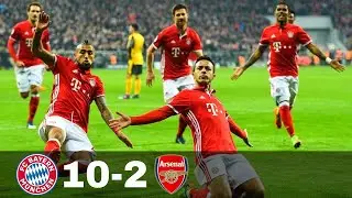 Bayern M&uuml;nchen X Arsenal 10 - 2 in champions league