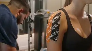 bbtape easy taping instruction- shoulder