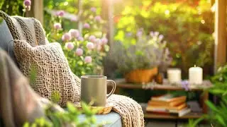 Reading place at the Sunny Summer Garden for relaxing, working studying Ambience