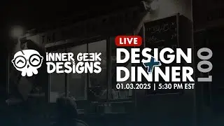 🔴 Design & Dinner 001 | #affinitydesigner Parody Logo Design | 1/3/2026 🔴