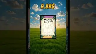 Hawaiian Word Search 🌺 | Large Print Puzzle for Island & Beach Lovers
