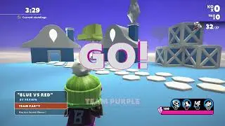 Blue Vs Red by Fr4wn (Video Walkthrough)  - Blankos Block Party (Early Access)