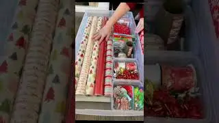 Create a Gift Wrapping Station for Easy Wrapping Needs!
