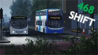 468 Shift Timelapse | Enviro 400 Local | Roblox Croydon Bus Simulator (Sim Servers)