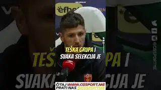 Stevan Jovetić pred meč Bugarska - Crna Gora EURO 2024 Qualifiers