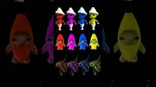 Furi VS Banana Cat VS Smurf Cat #digitalcircus #banana #smurfcat