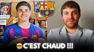 💥​ FABRIZIO ROMANO BALANCE SUR JULIAN ALVAREZ AU FC BARCELONA !!! C'EST CHAUD ...
