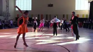 Michał Świerczyński Antonina Laskus Rumba WDSF Open Junior II LA 1/4F Polish Dance Challenge 2025