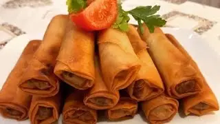 Mince Meat Spring rolls | Bourek Recipe