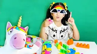 Toy Blocks And Chu Chu Train | Colourful Building Blocks