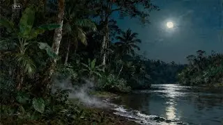 Late-Night Tropical Jungle Sounds &bull; Water Lapping & Gentle Breeze &bull; Deep Sleep & Meditation
